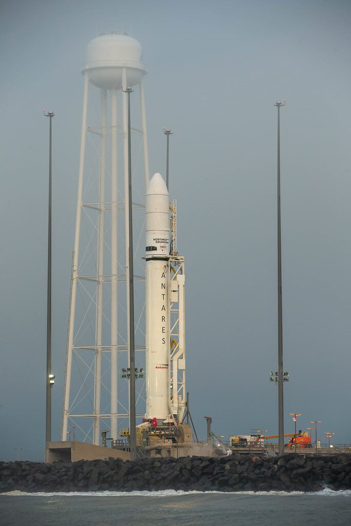 Antares Rocket Rolls Out at NASA Wallops